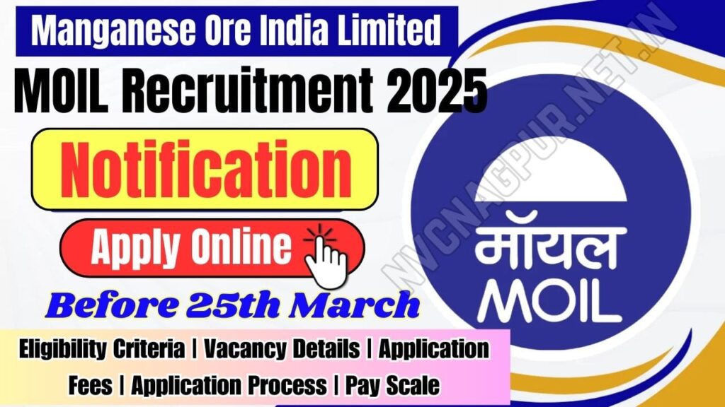 MOIL Recruitment 2025 Notification- Apply Online