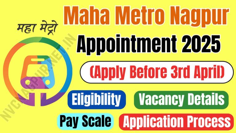 Maha Metro Nagpur appointment 2025