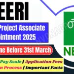 NEERI Nagpur Project Associate Appointment 2025