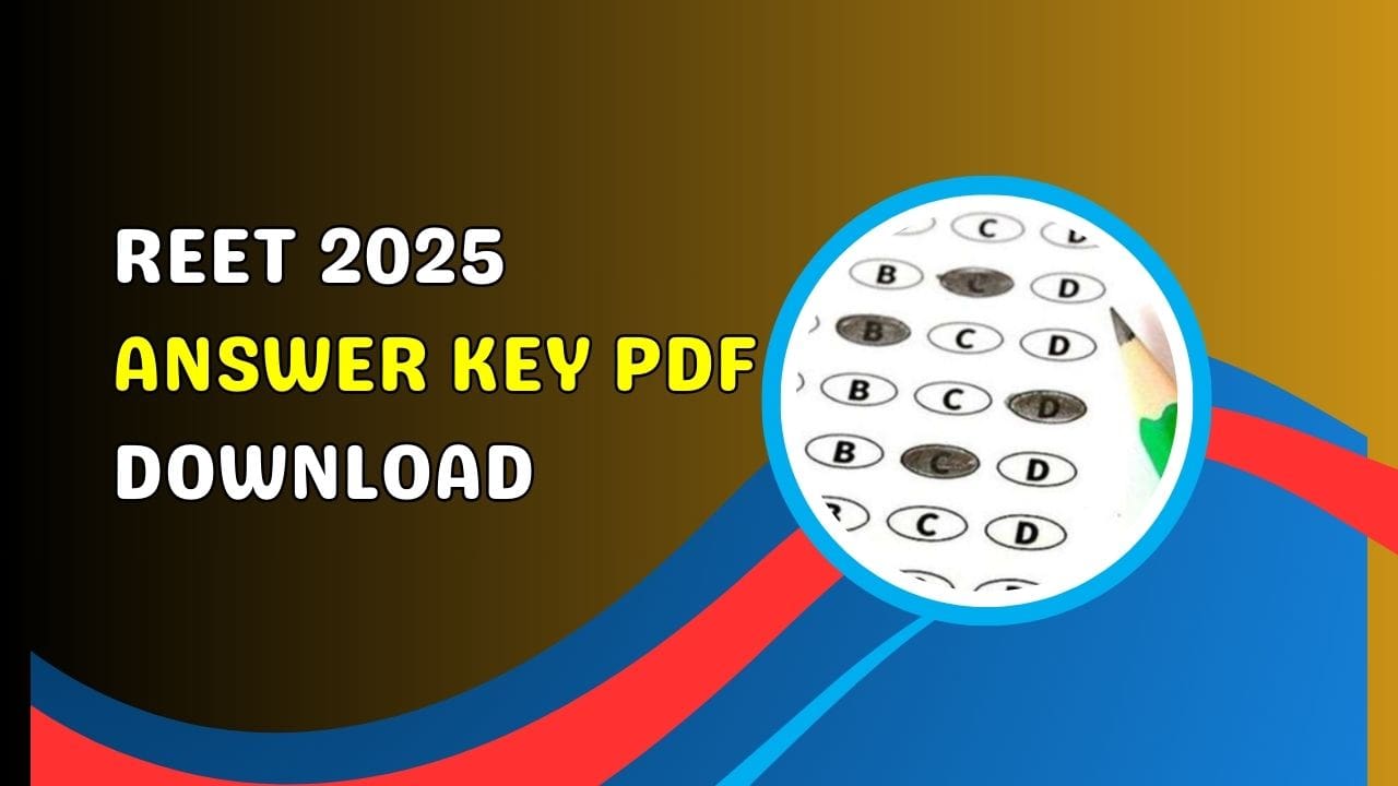 REET 2025 Answer Key PDF Download