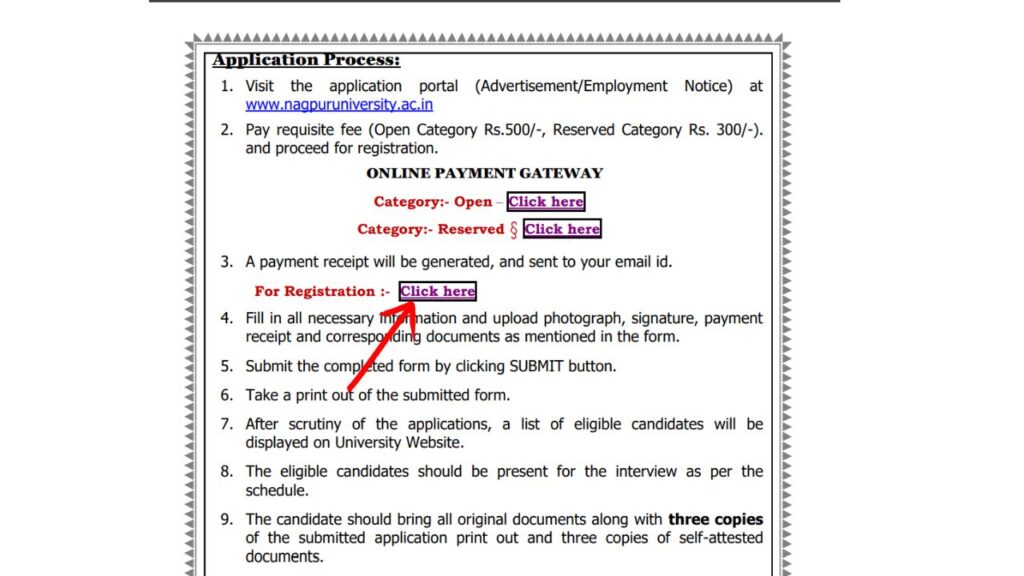 RTMNU Training and Placement Officer Appointment 2025 registration min