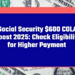 Social Security $600 COLA Boost 2025: Check Eligibility for Higher Payment