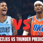 Grizzlies vs Thunder Prediction NBA: player-stats, blowout, Head 2 Head