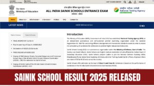 Home 20 Sainik School Result 2025: Final List Release Date, 6th & 9th Class AISSEE Entrance Exam Scorecard